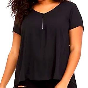 Torrid Black Blouse